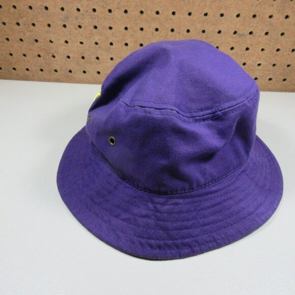 ROST mens purple an gold New York bucket hat OS EUC - Picture 3 of 9